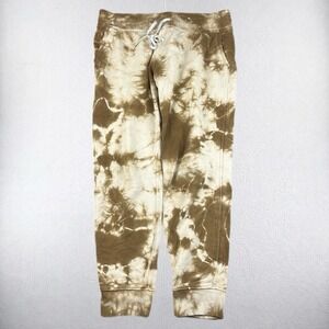 Lululemon Joggers Womens 12 Warm Down Tie Dye Earth Brown Pants Tapered LW5CZ5S